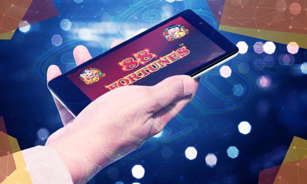 The interface of 88 Fortunes mobile app