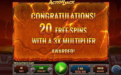 Action Jack slot free spins