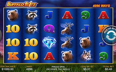 The Buffalo Blitz Slot Game at the SI MI Casino