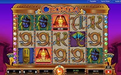 Cleopatra slot scatter