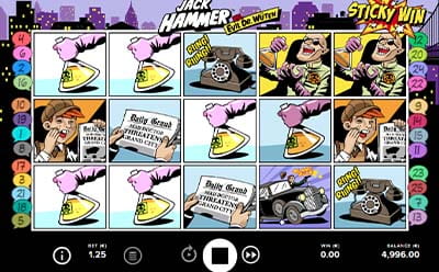 Jack Hammer slot sticky win feature