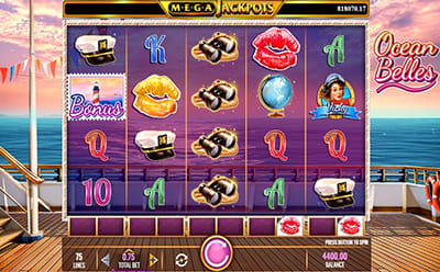 The Megajackpots Ocean Belles Slot Game at the PartyCasino Casino